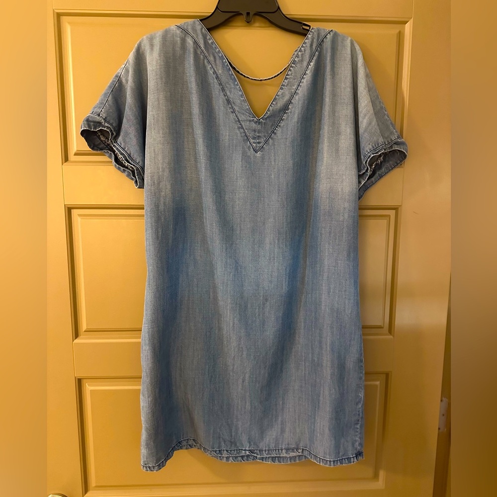 B Original denim shift dress